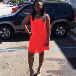 Spring Dress - Coral